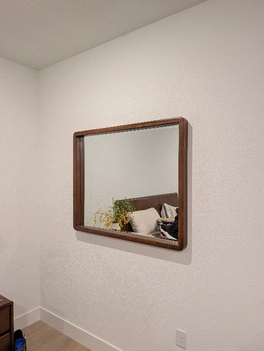 Wood Framed Wall Mirror