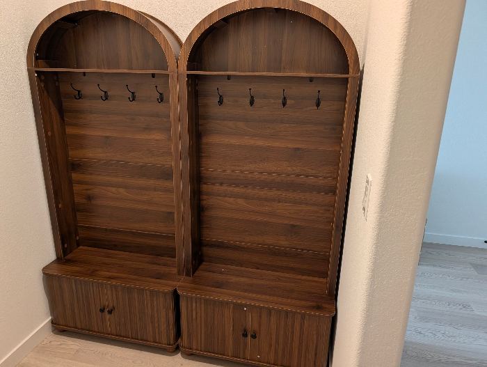 Arched Hall Tree Lockers