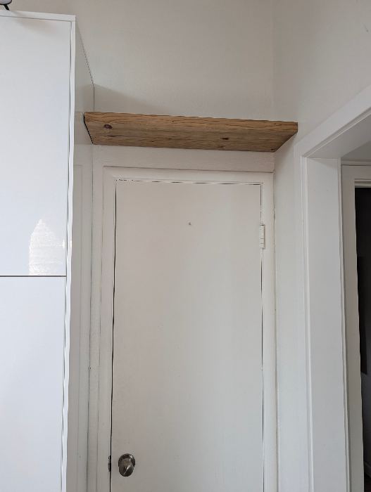 Floating Wood Shelf